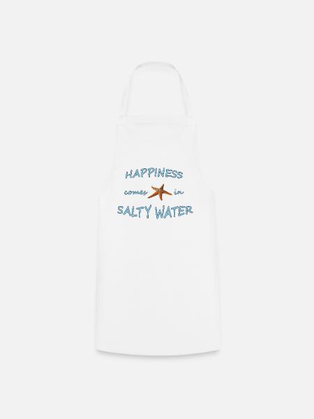 HAPPINESS - Kochschürze - Weiß