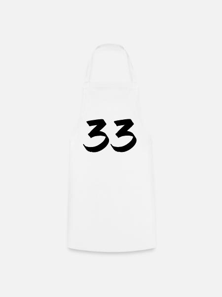33 - Kochschürze - Weiß