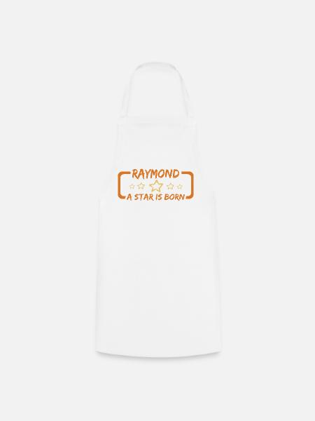 Geschenk Raymond - Kochschürze - Weiß