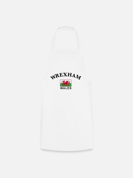 Wrexham, Wales - Kochschürze - Weiß