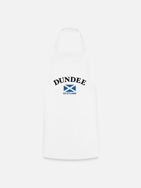 Dundee, Schottland - Kochschürze - Weiß