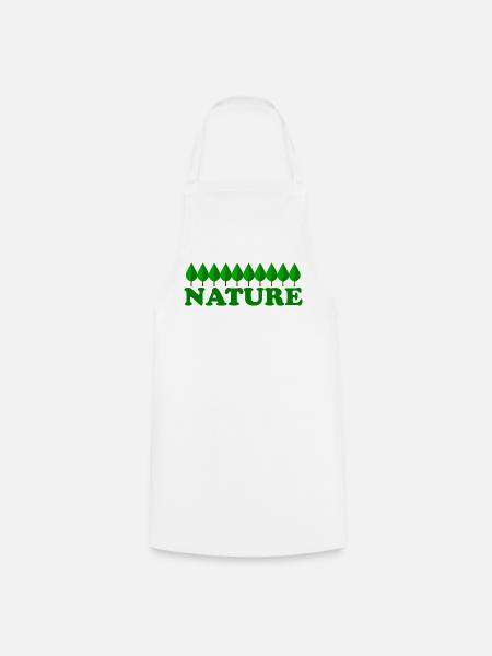 NATURE - Kochschürze - Weiß