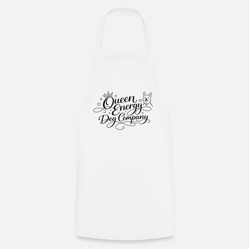 Queen Energy, Compagnie de chiens - Tablier de cuisine - blanc