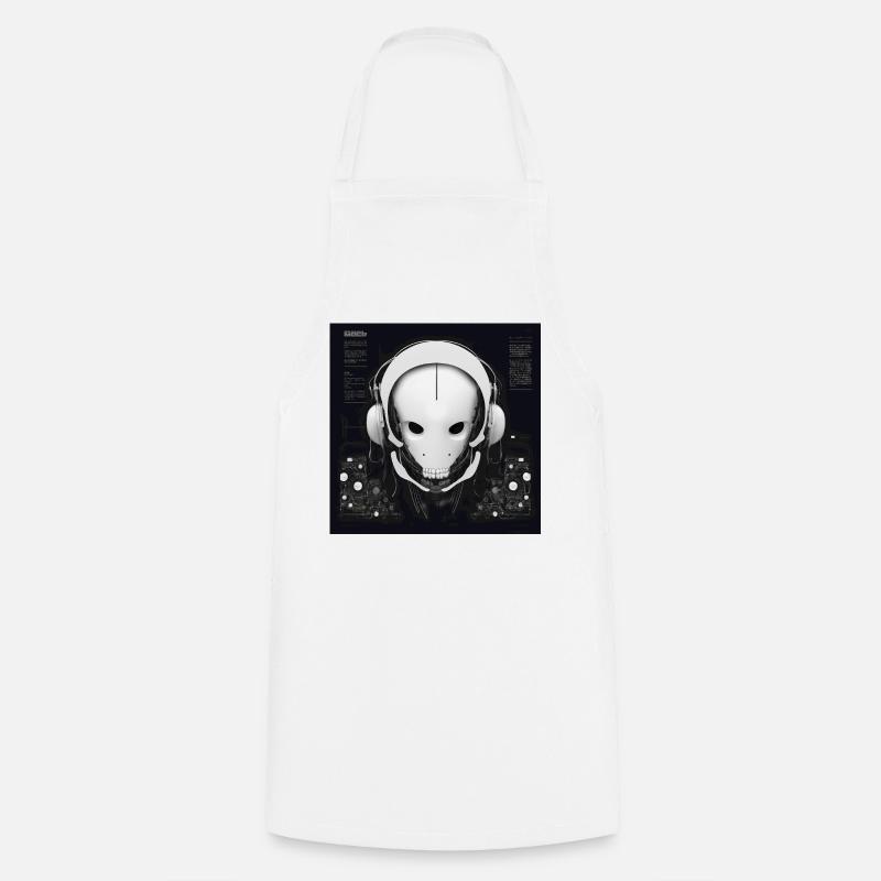 One Bulky Mech - Couverture de la séquence de limon - Tablier de cuisine - blanc