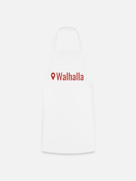 Wikinger Standort Walhalla  - Kochschürze - Weiß
