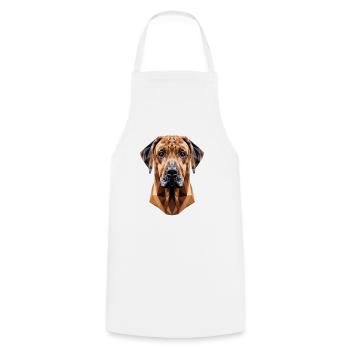 Rhodesian Ridgeback Hunting Dog Dogs Pride Ridgeback - Cooking Apron - white - Front - AI Model Male 185 dark (185cm)