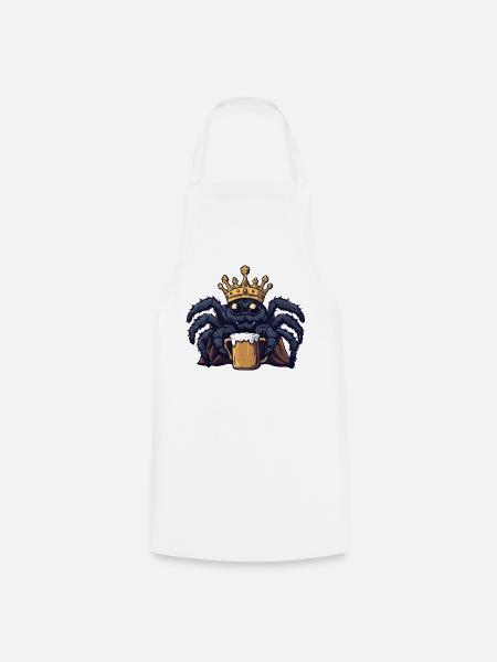 Tarantula Bier König - Kochschürze - Weiß