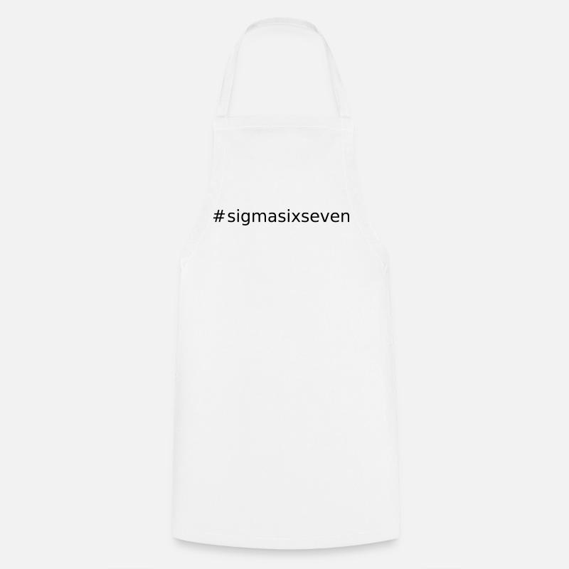 #sigmasixseven - Tablier de cuisine - blanc