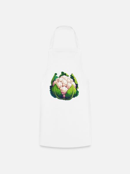 Blumenkohl - Kochschürze - Weiß