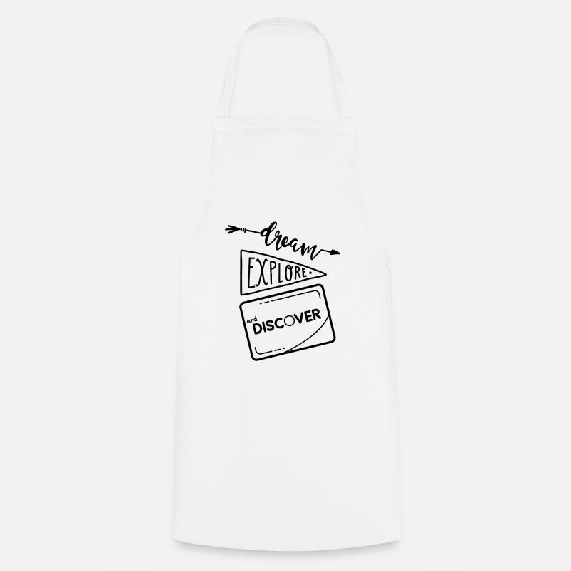 Rêve Explore et Découvre 2 - Tablier de cuisine - blanc