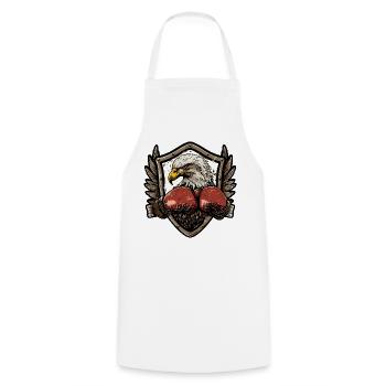 Eagle Boxer MMA - Tablier de cuisine - blanc - Devant - AI Model Male 185 dark (185cm)