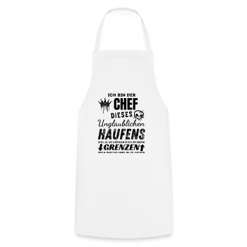 Chef des unglaublichen Haufens Chef Geschenk - Tablier de cuisine - blanc - Devant - AI Model Male 185 dark (185cm)