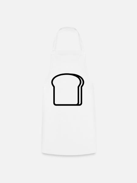 Toast - Kochschürze - Weiß