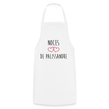 Rosewood Wedding 65 Years Union - Cooking Apron - white - Front - AI Model Male 185 dark (185cm)