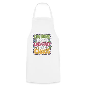 Pharmacist Student I'm Here For The Pharmaceutical - Cooking Apron - white - Front - AI Model Male 185 dark (185cm)