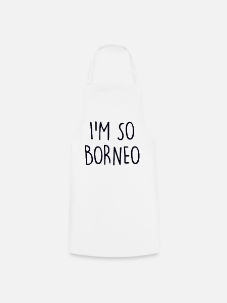 Borneo - Kochschürze - Weiß
