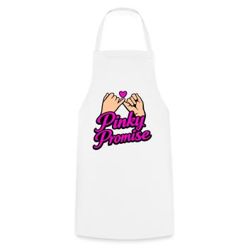 T-shirt Promis Cœur Promis Mot d’Honneur - Tablier de cuisine - blanc - Devant - AI Model Male 185 dark (185cm)