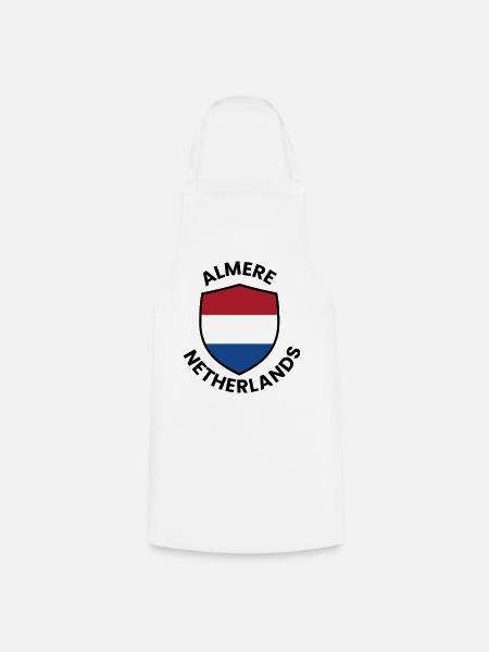 Almere Shield, Niederlande - Kochschürze - Weiß