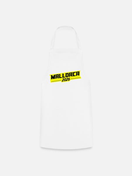 Mallorca 2026 - Kochschürze - Weiß