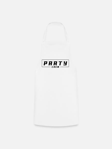 Party Crew - Kochschürze - Weiß