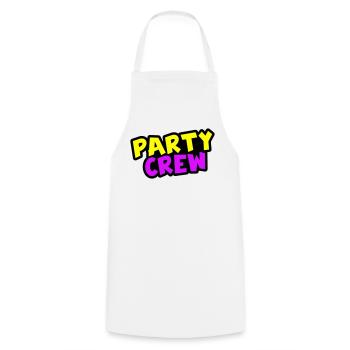 Équipe de fête - Tablier de cuisine - blanc - Devant - AI Model Male 185 dark (185cm)