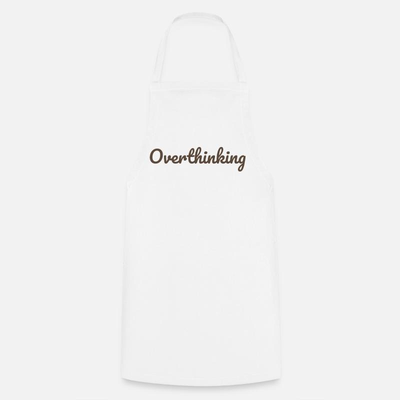 Rethinking Calligraphy Design - Cooking Apron - white