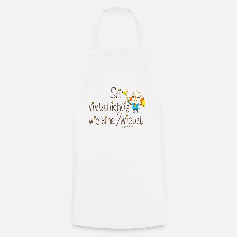 Be multi-layered like an onion - Cooking Apron - white