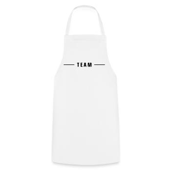 Team Line - Cooking Apron - white - Front - AI Model Male 185 dark (185cm)