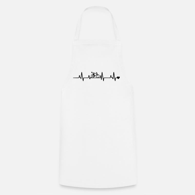 Vélo électrique - Tablier de cuisine - blanc