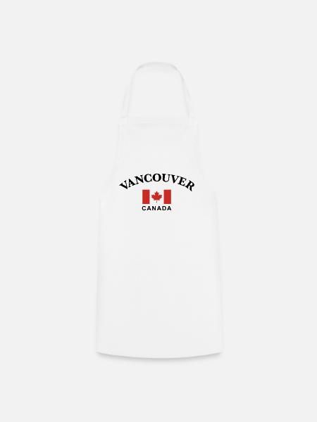 Vancouver, Kanada - Kochschürze - Weiß