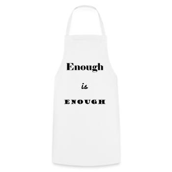 QUOTE. MESSAGE. HUMOR. FUNNY QUOTES - Cooking Apron - white - Front - AI Model Male 185 dark (185cm)