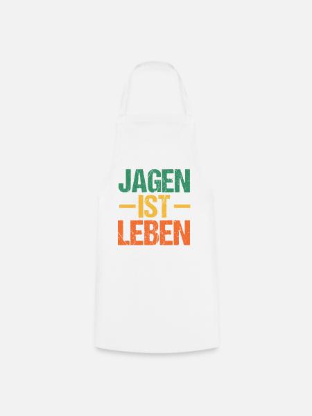 Jagd Jagen Waidmann Jäger - Kochschürze - Weiß
