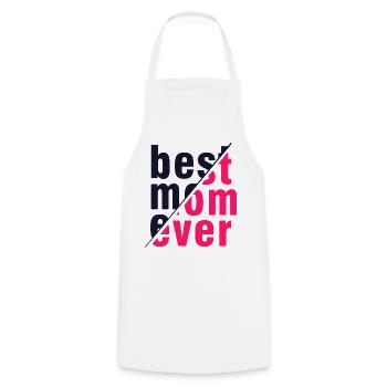 Meilleure chemise de maman – Cadeau pour les mamans - Tablier de cuisine - blanc - Devant - AI Model Male 185 dark (185cm)