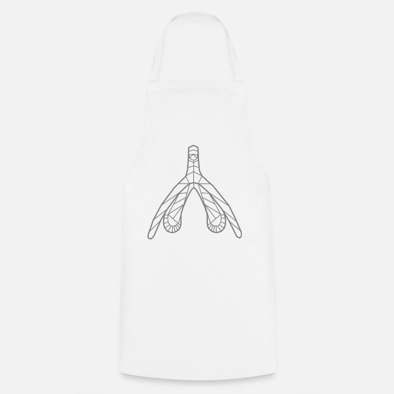 Klitoris_grau - Cooking Apron - white