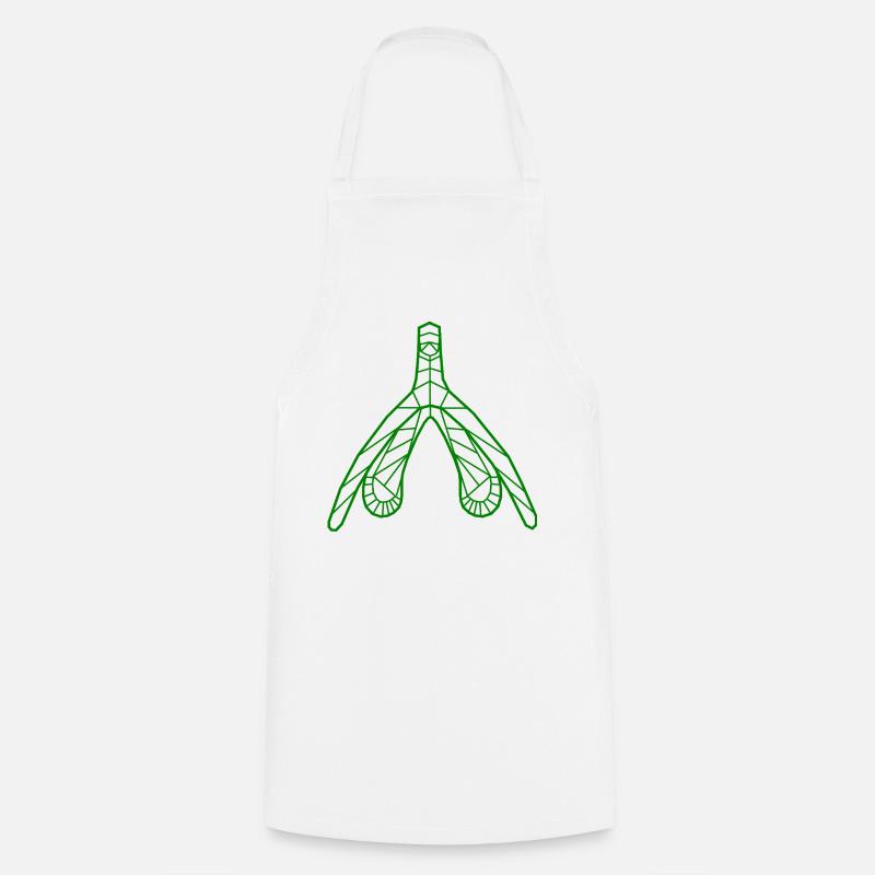 Klitoris_moos - Tablier de cuisine - blanc
