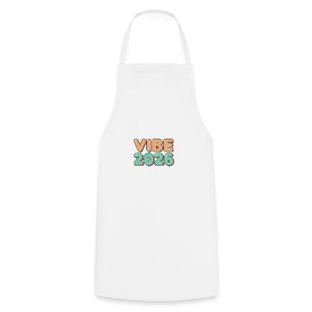 Remise des diplômes de fin d’études secondaires Vibe 2026 - Tablier de cuisine - blanc - Devant - AI Model Male 185 dark (185cm)