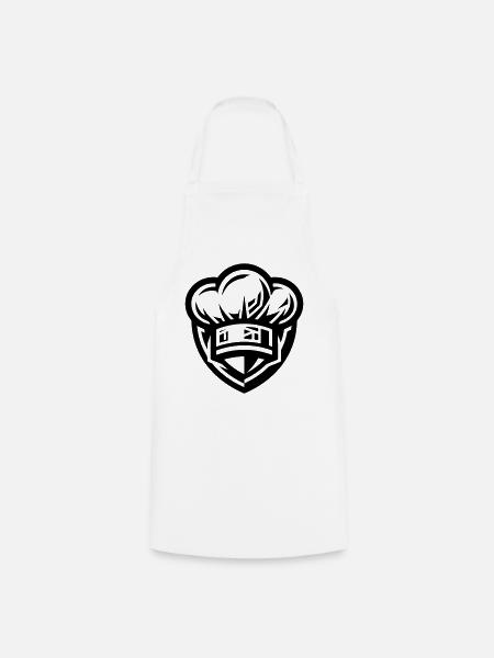 Kochmütze Symbol Kochen - Kochschürze - Weiß