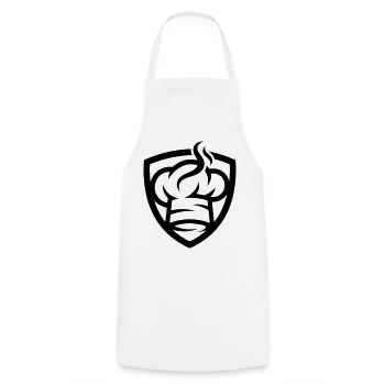 Chef's Hat Icon Chef - Cooking Apron - white - Front - AI Model Male 185 dark (185cm)