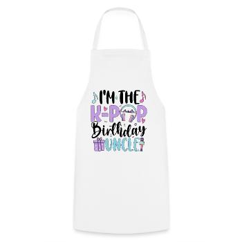 Je suis l’oncle d’anniversaire de K Pop - Tablier de cuisine - blanc - Devant - AI Model Male 185 dark (185cm)