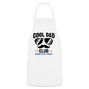 Cool Dad Club, Lustiges Vatertag Papa Shirt - Kochschürze - Weiß - Vorne - AI Model Male 185 dark (185cm)