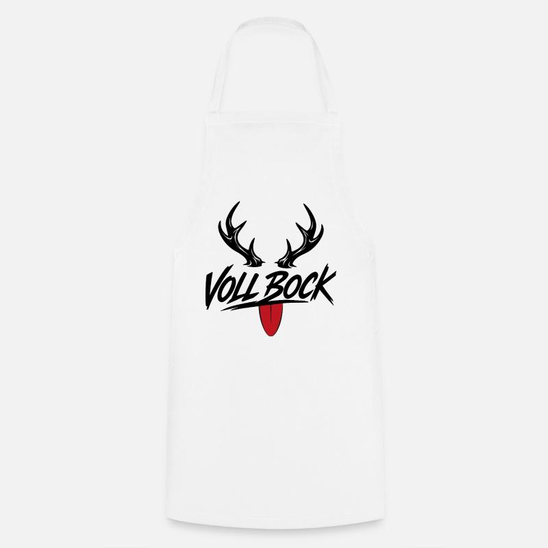 VOLL BOCK - Kochschürze - Weiß