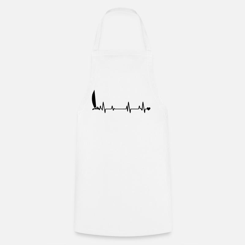Sailboat - Cooking Apron - white