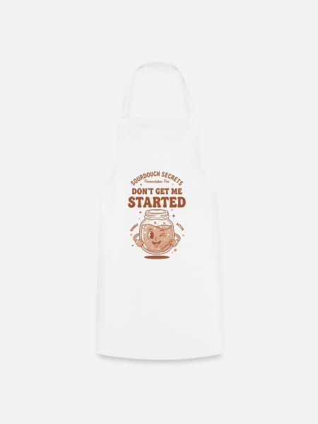 Sauerteigbrot Backer-Starter - Kochschürze - Weiß