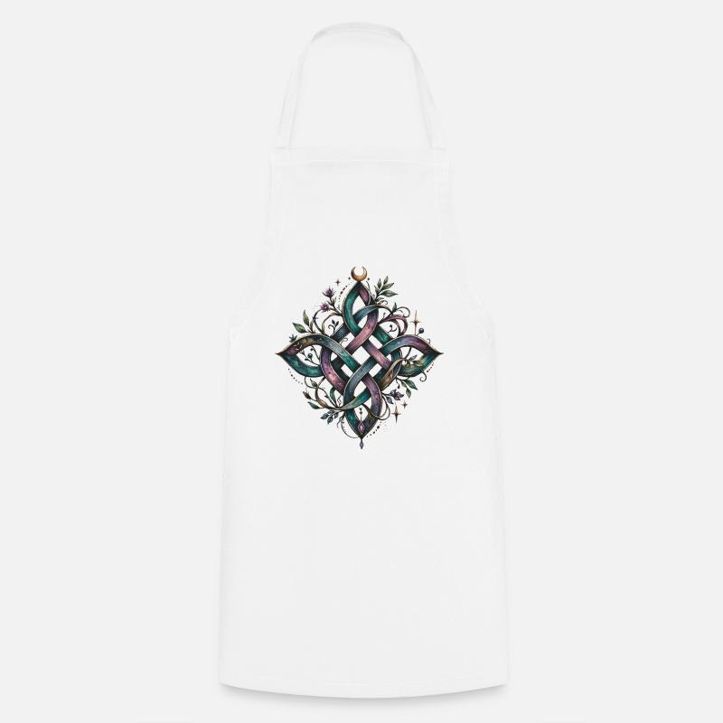 noeud de sorcière - Tablier de cuisine - blanc