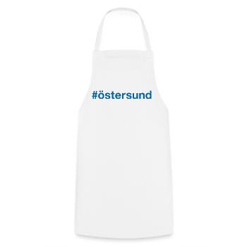 Östersund Sverige Sweden Schweden Hashtag - Tablier de cuisine - blanc - Devant - AI Model Male 185 dark (185cm)
