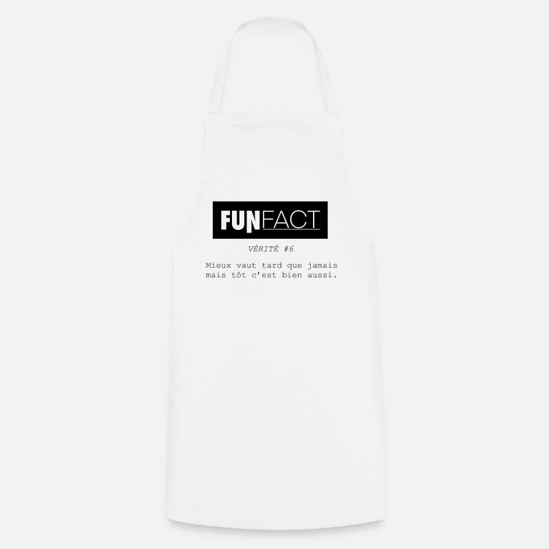 Funfact_-6 - Tablier de cuisine - blanc