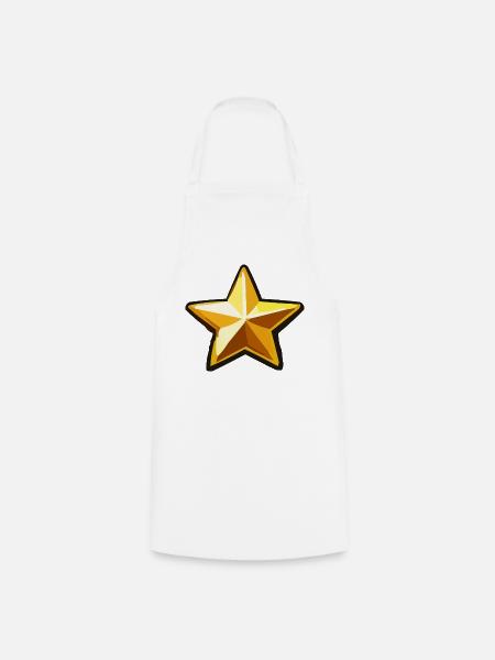 stern - Kochschürze - Weiß