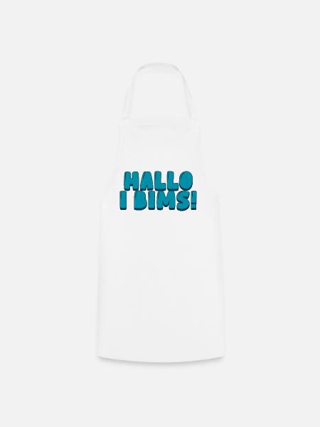 Hallo i bims! - Kochschürze - Weiß