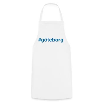 Göteborg Sweden Schweden - Kochschürze - Weiß - Vorne - AI Model Male 185 dark (185cm)