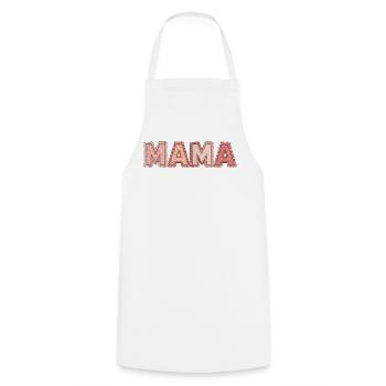 Mom Patchwork Shirt for Moms - Cooking Apron - white - Front - AI Model Male 185 dark (185cm)